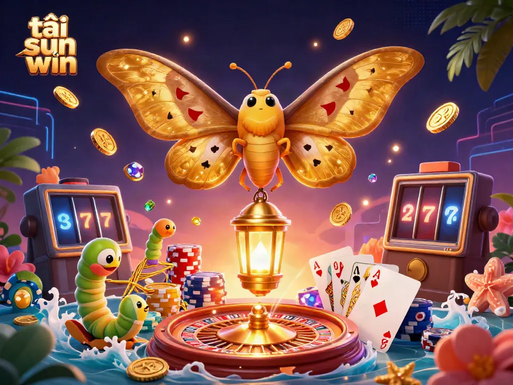Experience thrilling gaming action with tải sun win, showcasing vibrant 3D casino scenes.