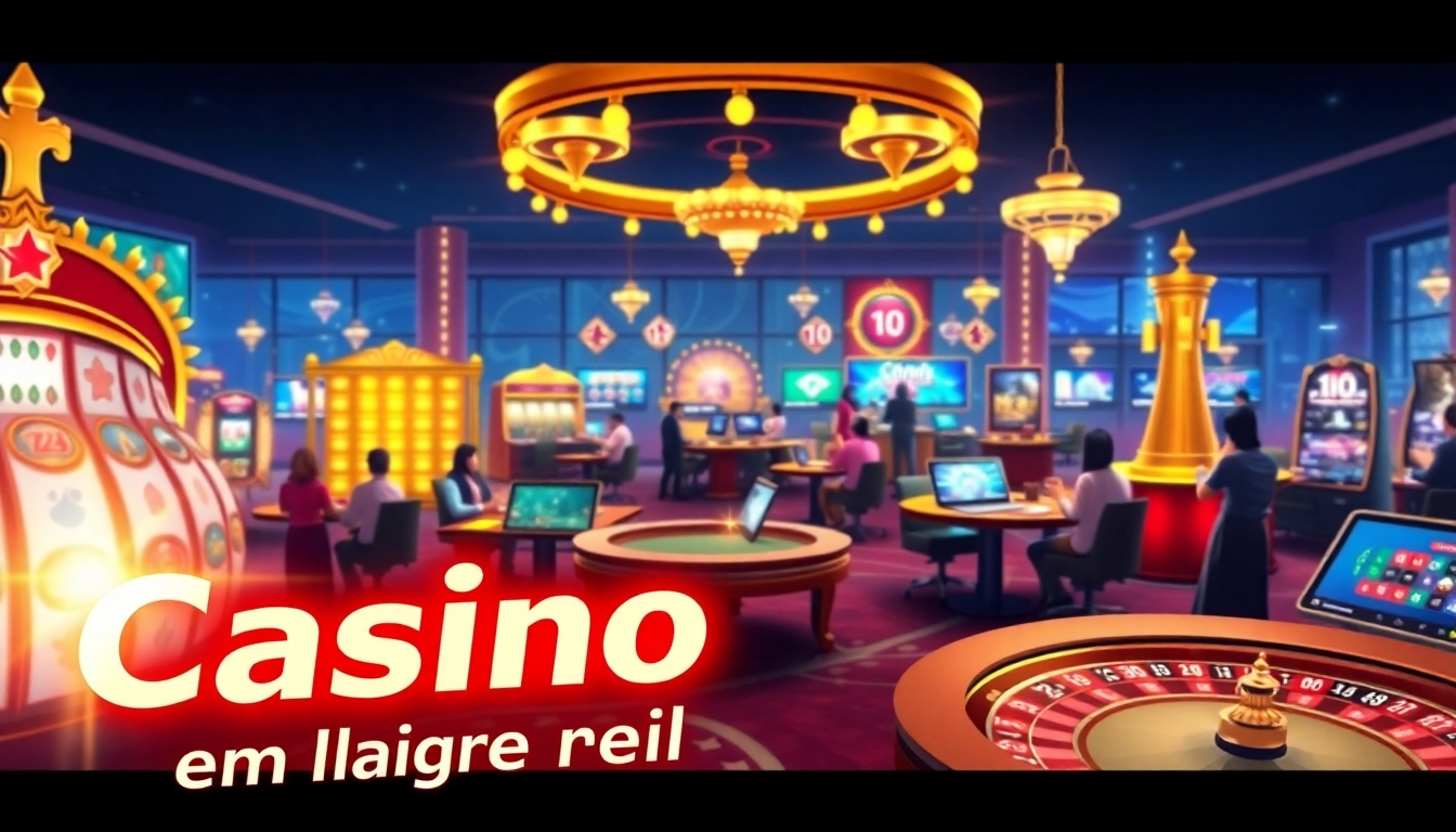 Jouer au casino en ligne argent réel avec une ambiance vibrante et des jeux captivants.