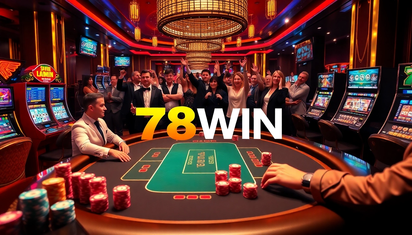 Experience the excitement of gambling at 78WIN with vibrant casino games and thrilling betting action.