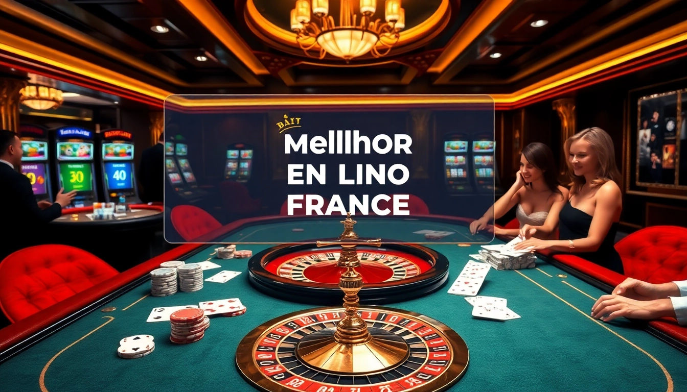 Engage in thrilling games at the meilleur casino en ligne france featuring vibrant tables and luxury gaming.