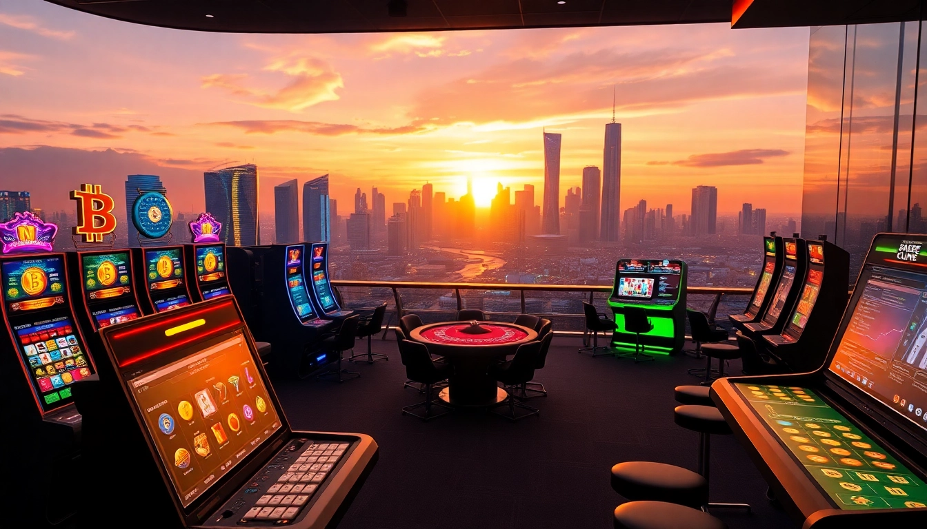 Jouer au meilleur casino crypto 2026 avec des jeux de machine à sous numériques vibrants.