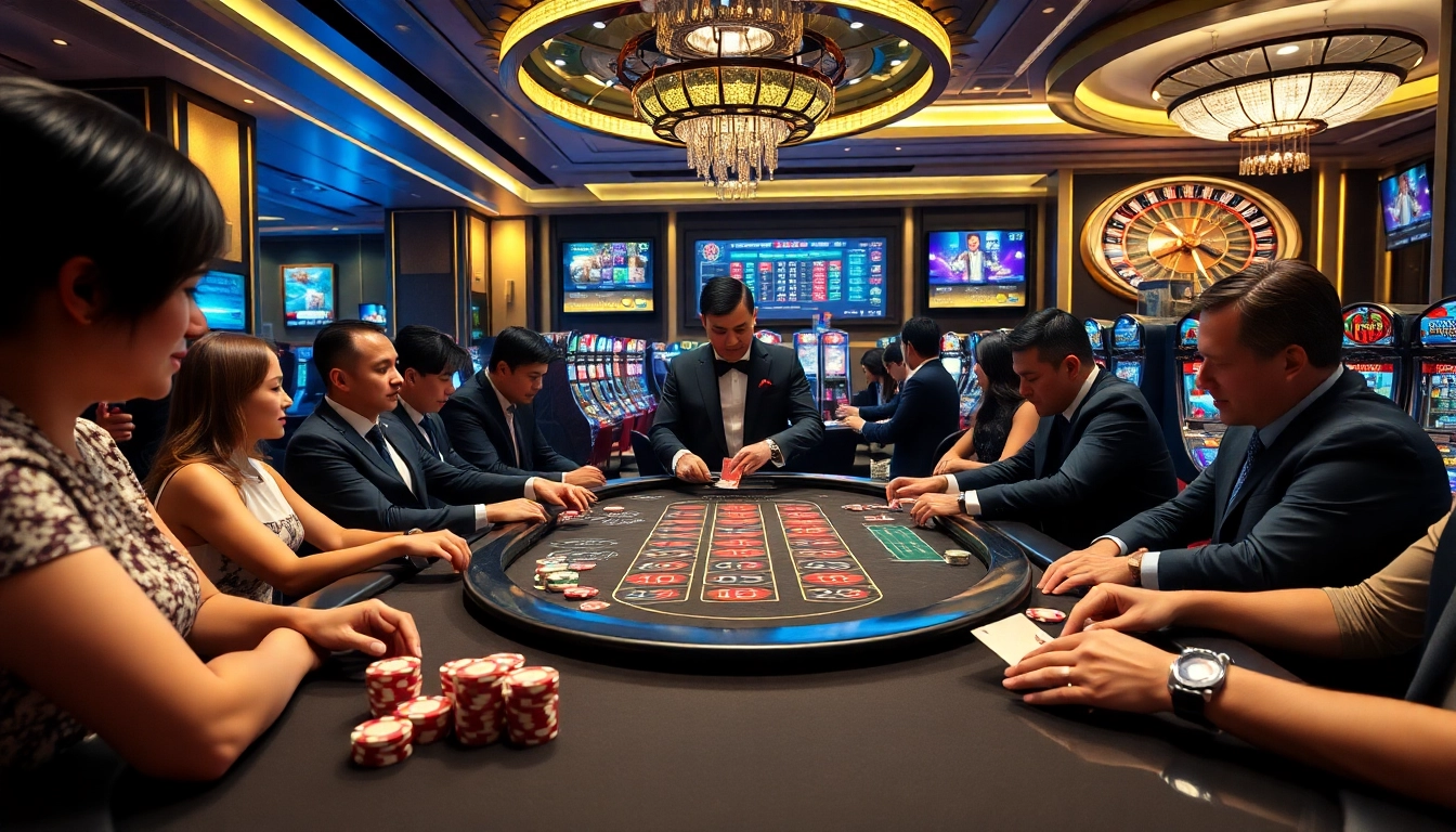Experience the thrill of gambling at Nhà cái X88 with vibrant poker games and roulette action.
