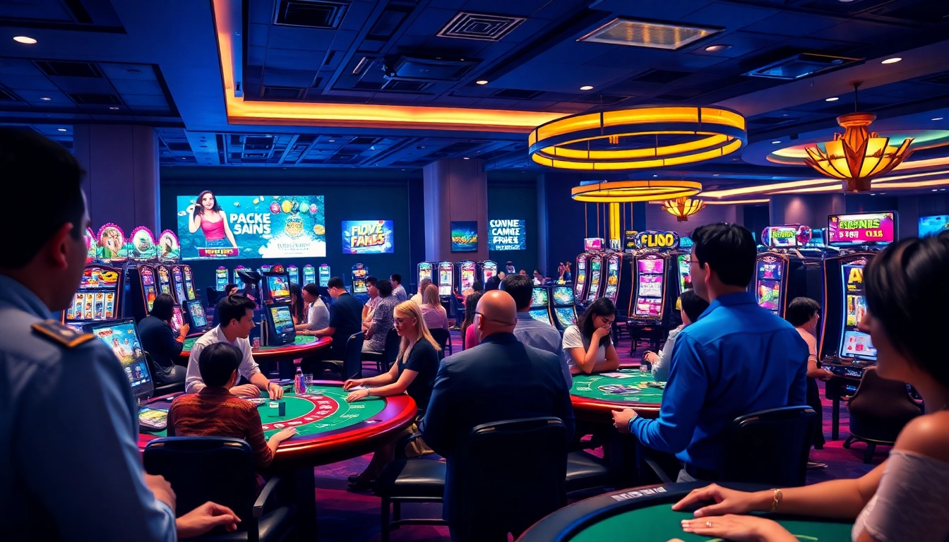 Jouer à des jeux captivants sur un casino en ligne francais avec une ambiance vibrante.