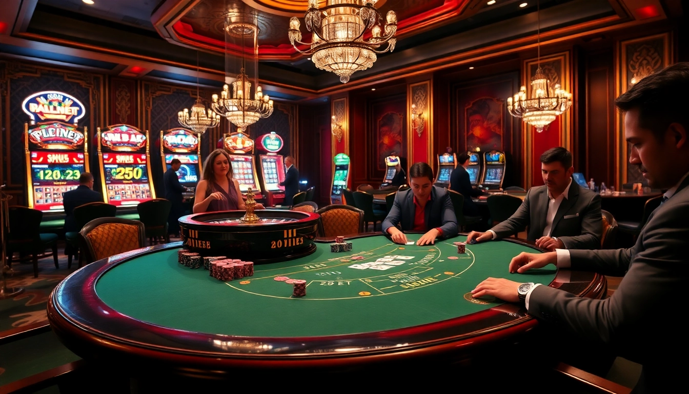 F8BET offers an engaging poker game environment filled with vibrant chips and cards.