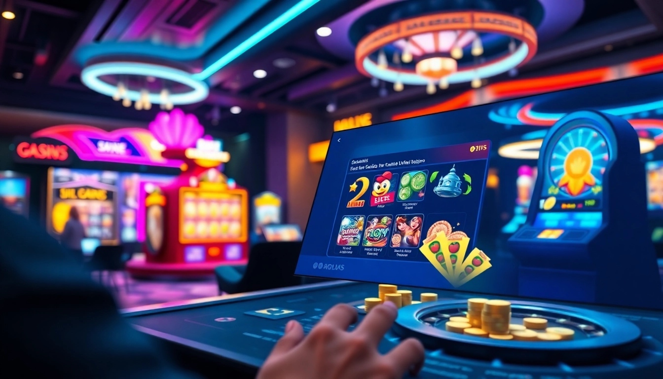 Jouer dans un casino en ligne argent réel excitant avec une interface animée captivante.