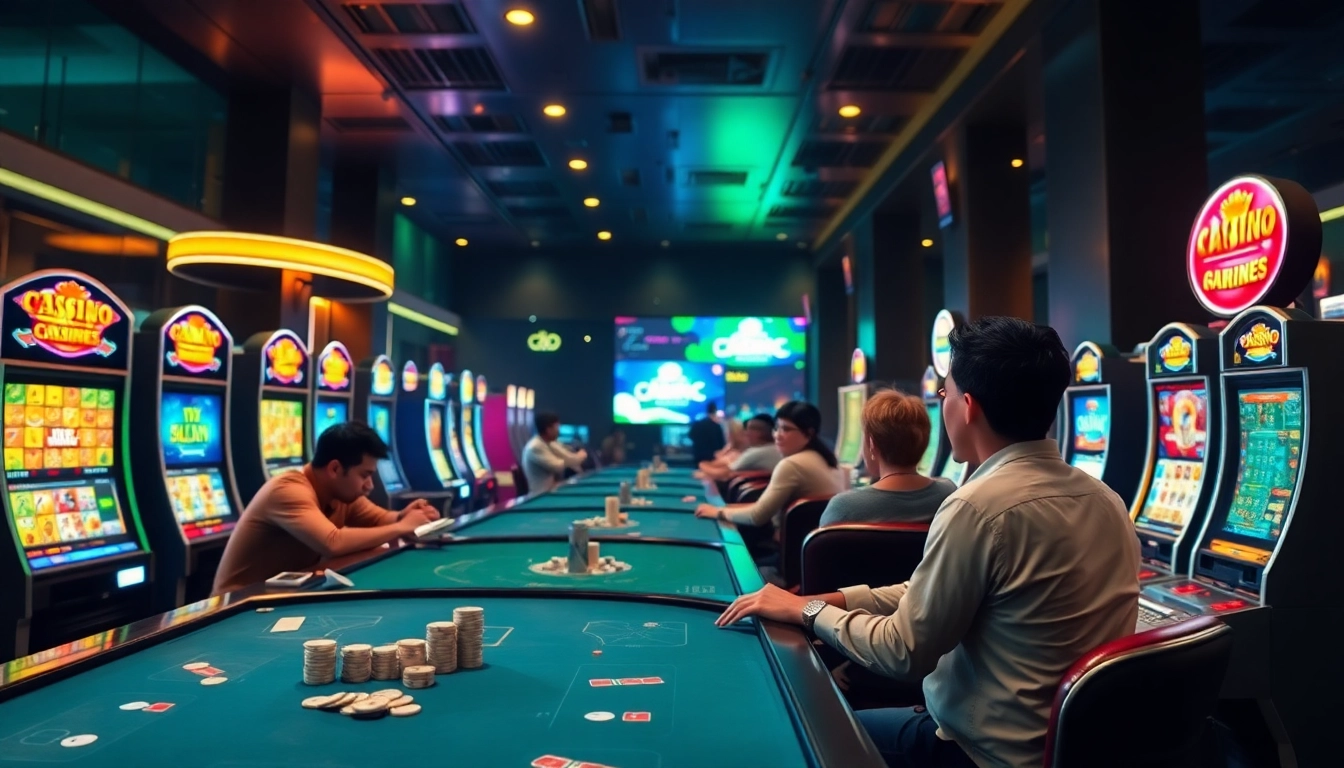 Jouer sur un casino en ligne avec des jeux modernes et une ambiance vibrante.