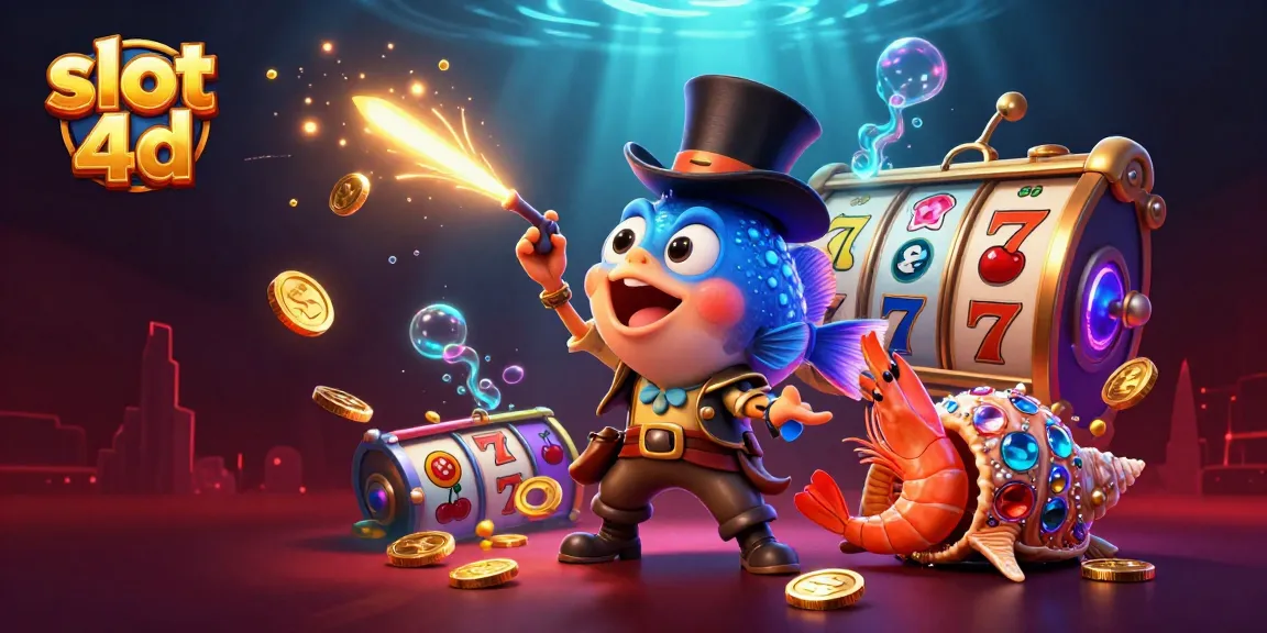 Experience the thrilling world of slot 4d with a vibrant illustration showcasing dynamic characters and gaming elements.