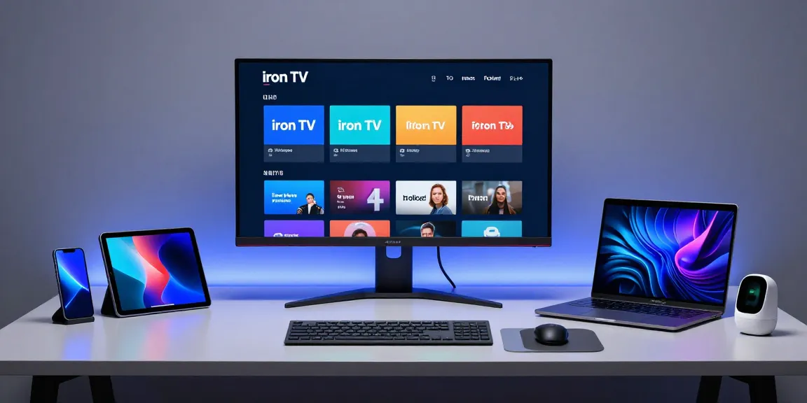 Iron TV : Service IPTV moderne alliant qualité HD et 4K, solution numérique pour le divertissement.