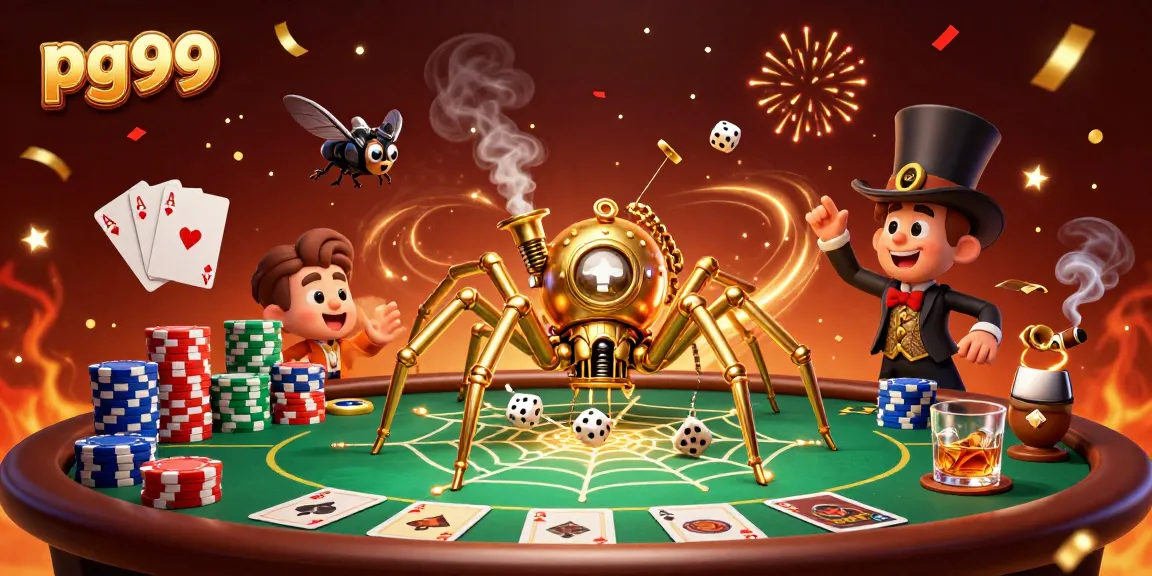 Engage in the thrilling adventures of pg99, catching lucky dice amidst the vibrant casino atmosphere.