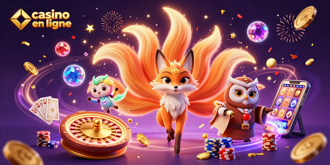 Profitez d'une expérience de jeu captivante au casino en ligne avec des personnages en 3D et des éléments éclatants.