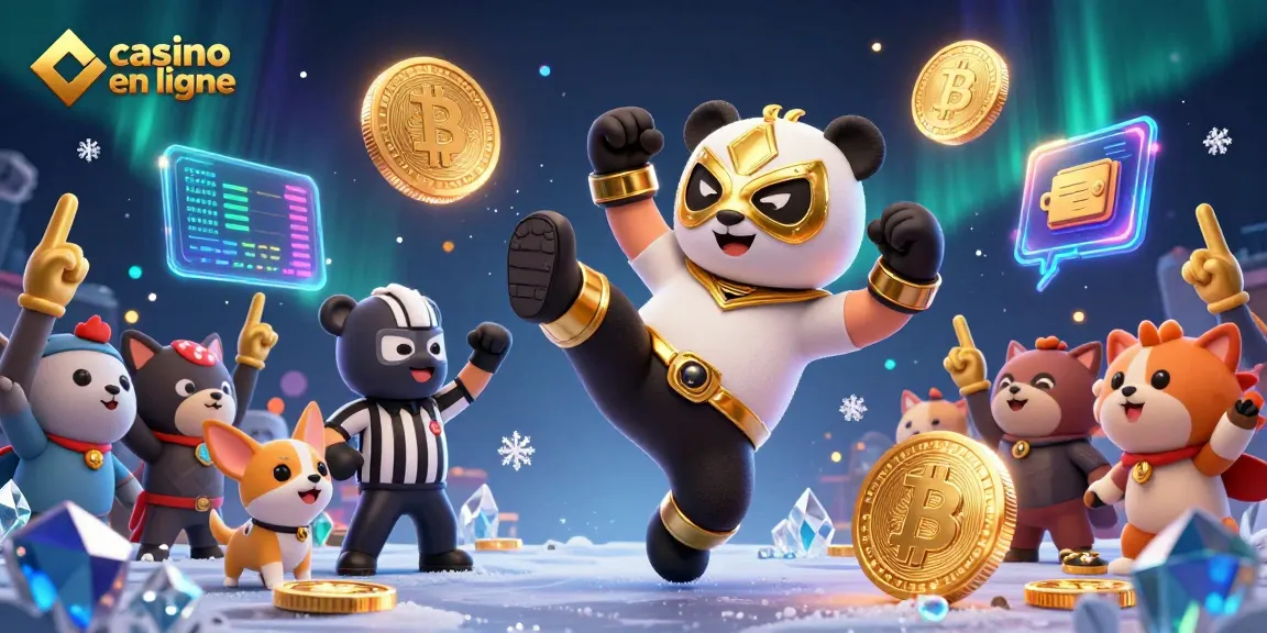 Casino en ligne : vivez l'adrénaline du jeu avec des personnages d'animaux animés exaltés.