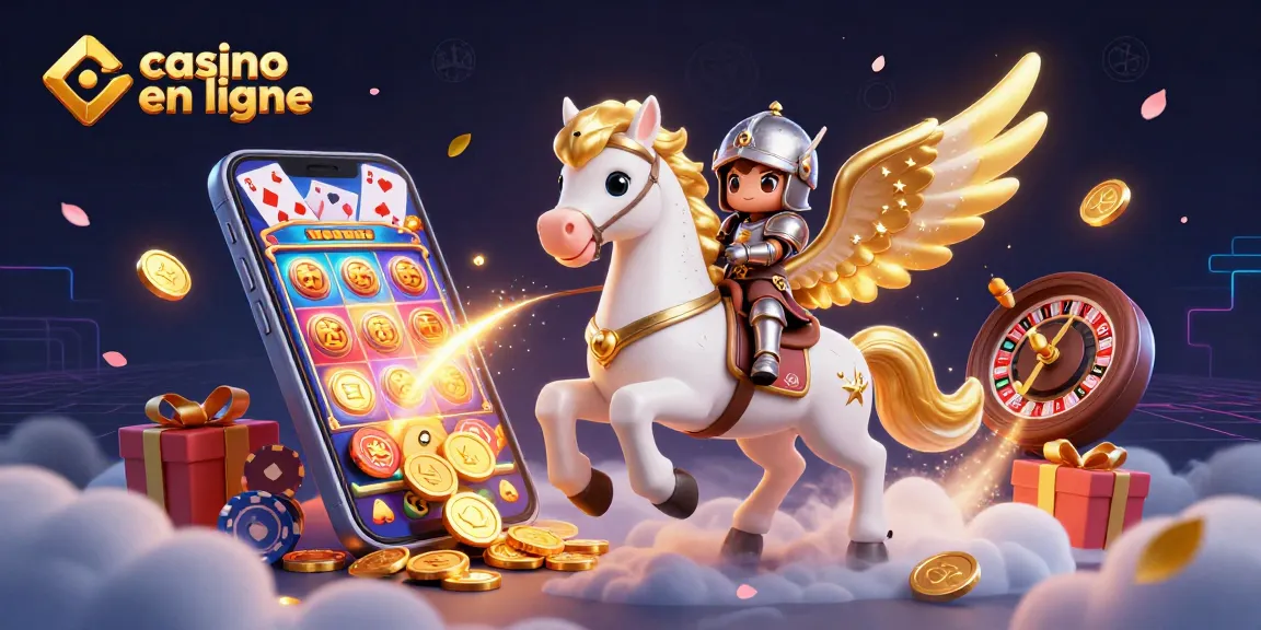 Jouez au casino en ligne avec le cheval céleste et des gains scintillants.